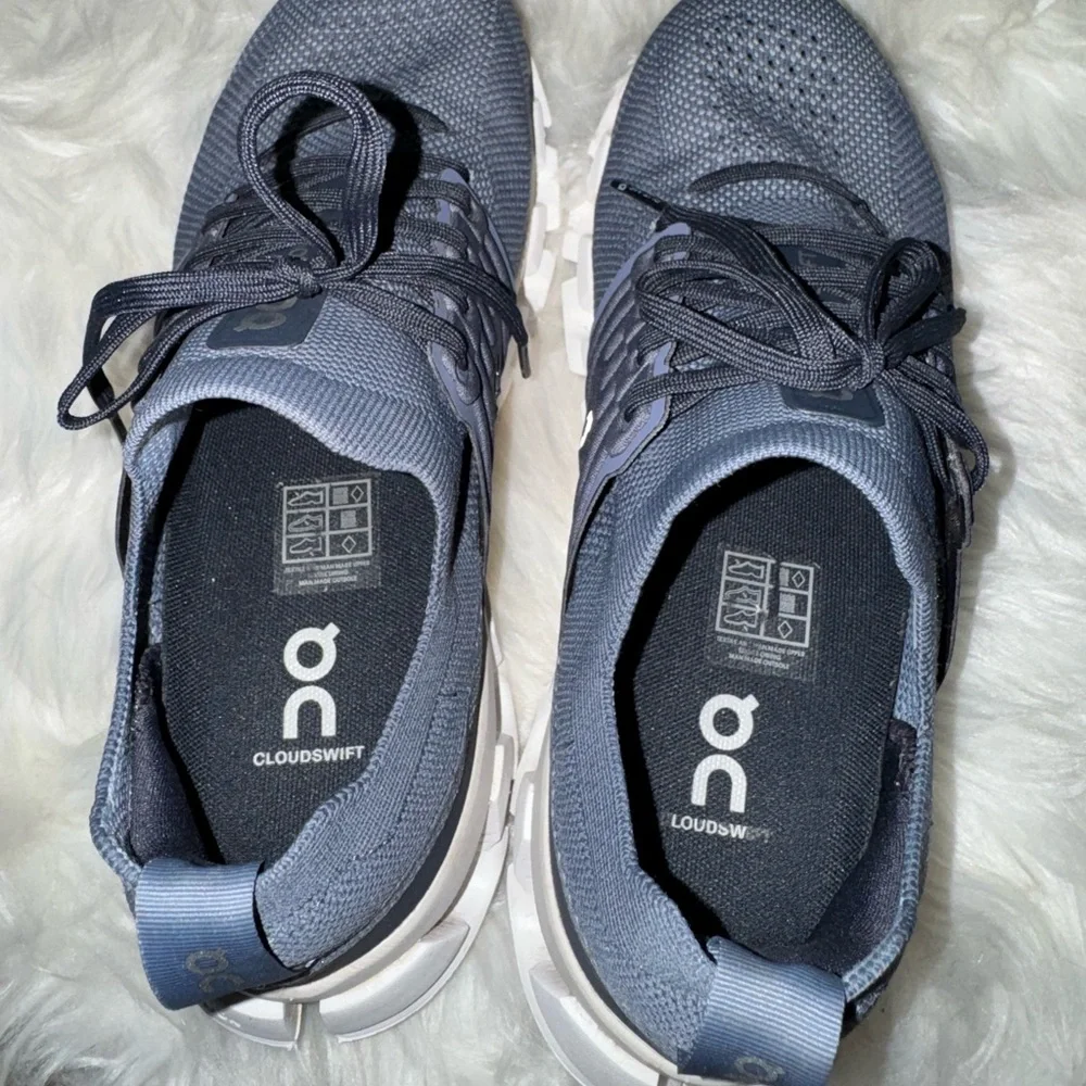 On Running Shoe Cloudswift 3 in blue and white - Picture 14 of 14